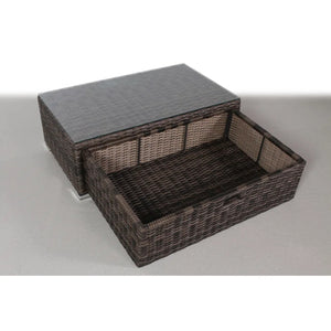 English Elm Fully Assembled 8-Piece Rattan Sectional Set – Durable, Comfortable, Weather-Ready For Outdoor Relaxation! B120S00163