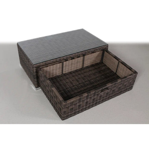 English Elm Fully Assembled 8-Piece Rattan Sectional Set – Durable, Comfortable, Weather-Ready For Outdoor Relaxation! B120S00163