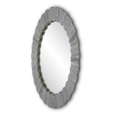 Dario Round Gray Mirror