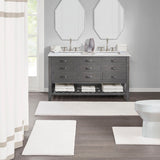 Madison Park Signature Marshmallow Transitional Bath Rug MPS72-168 Ivory