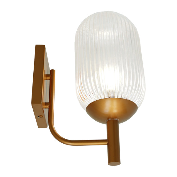 English Elm Ashcroft Furniture - Dewdrop Bronze and Clear Wall Lamp — Glass Globe Sconce, E12 Candle Bulb, Hardwired 16.3"H Accent Light B183P301077