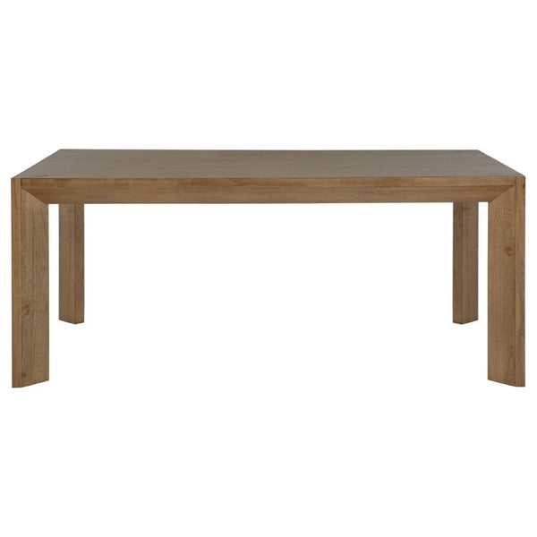 English Elm Natural Brown Ash Veneer Rectangular Dining Set with Six Ladder Back Upholstered Chairs B062S01818