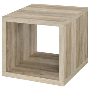 English Elm Hermosa Rustic Open Shelf Coffee and End Table Set for Farmhouse Living Rooms B062S01527