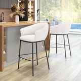 Essen Barstool Ivory 109808 Zuo Modern