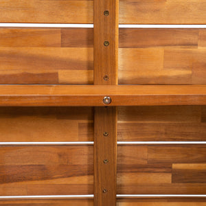 English Elm Christopher Knight Home® - Outdoor Acacia Wood Dining Table Set - Stylish 1 Table & 1 Bench For Modern Outdoor Gatherings N773OD00039G