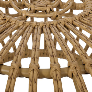 English Elm Christopher Knight Home® - OTTAWA Bohemian Faux Rattan Coffee Table - Handcrafted Weather-Resistant Round Accent Table 30" N770P345264L