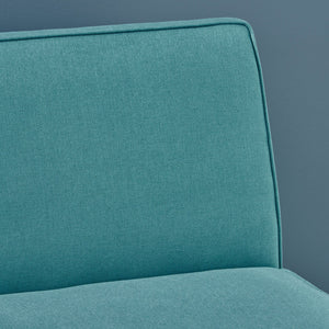 English Elm Christopher Knight Home® - Loveseat - Stylish Teal Upholstered Loveseat With Birch Legs For Modern Comfort & Chic Home Decor 57659.00DTE
