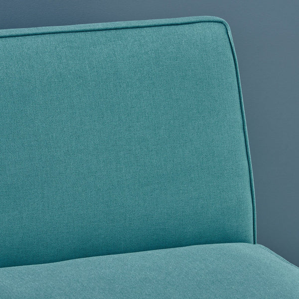 English Elm Christopher Knight Home® - Loveseat - Stylish Teal Upholstered Loveseat With Birch Legs For Modern Comfort & Chic Home Decor 57659.00DTE