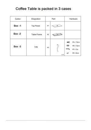 English Elm Glam Stainless Steel Coffee Table with Beveled Tempered Glass Top and Elegant Cabriole-Style Legs Silver,White 55 L x 30 W x 4 H B011S01176