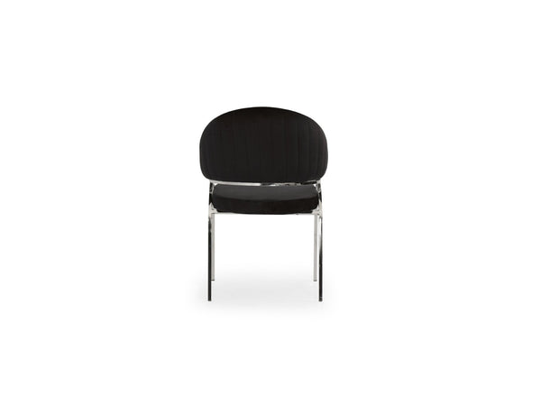English Elm Ruby Modern Velvet Chair With Steel Legs - Stylish, Ergonomic, And Versatile For Any Space B009P241745-GIGA