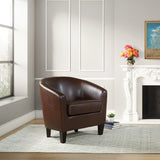 OSP Home Furnishings Ethan Tub Chair Cocoa