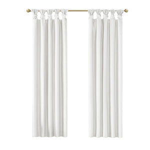 JLA Home Madison Park - Twist Faux Silk Lined Curtain Panel — OEKO‑TEX Luxury Drapes with DIY Twist Tab for Tailored Elegance 95 L x 50 W x 0.13H MP40-6367