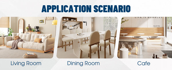 English Elm Luxury White Pu Dining Chair Set Of 6 - Modern Comfort With High Resilience Foam & Silver Legs W1151P282701