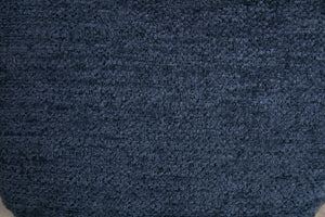 English Elm 058-Set Chenille Fabric Dining Chairs with 360° Swivel Wheels, Ergonomic Upholstered Seating, 250 lb Capacity Blue W527P242553