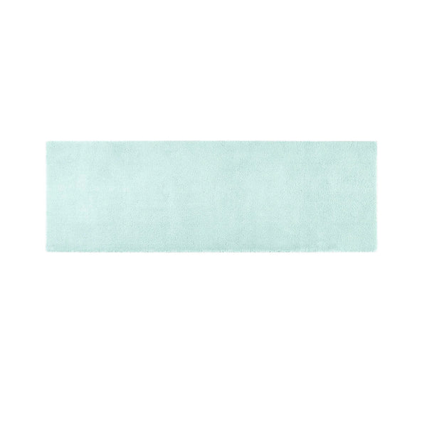 JLA Home Madison Park Signature - Bath Plush High-Pile Microfiber Rug with Quick-Dry Tech, Non-Slip Backing, OEKO-TEX Certified Comfort Seafoam MPS72-608