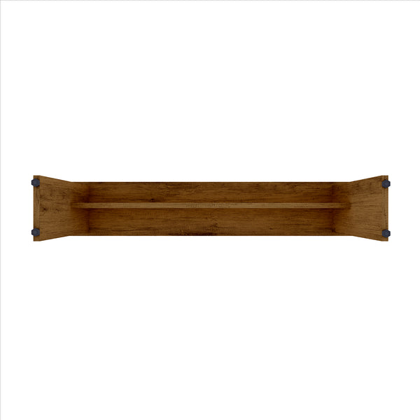 English Elm Nomad Rustic Dining Bench in Natural Finish — 68" Wood-Grain Protouch Seat, 550 lb Capacity, 2-Person B365P398540