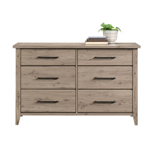 English Elm Dresser, Stylish Brown Finish With Ample Storage, Smooth Glides & Compact Design For Any Room B356P402691
