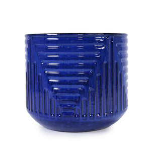 English Elm 16" Handmade Ceramic Planter with Drainage, Precision Molded & Hand-Glazed, Durable Outdoor/Indoor Pot W3273P326370