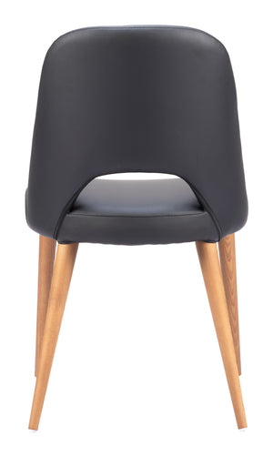 Leith Dining Chair - Set of 2 Black 110123 Zuo Modern