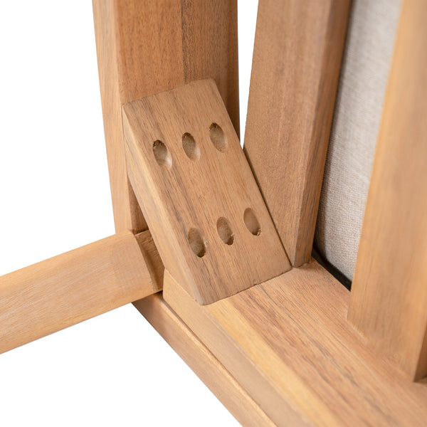 English Elm Christopher Knight Home® - Mallorca Acacia Wood Club Chair With Plush Cushion – Stylish Outdoor Seating For Patios & Gardens N775P263954T