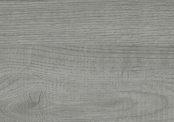 English Elm Dining 5-Piece Set with 40" Grey Laminate Table, Black Metal Frame, Padded Grey Fabric Seats, Compact modern design ideal for small kitchens B2710P218806