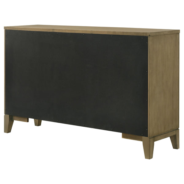 English Elm Menlo Natural Pine 8-Drawer Dresser Cabinet - Timeless Cottage Charm & Sturdy Storage Solution B062P378395