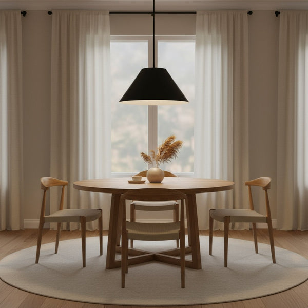 English Elm 22 Inch Wide Matte Etched Glass Led Pendant Light for Dining and Entryway Spaces Black B370P403645