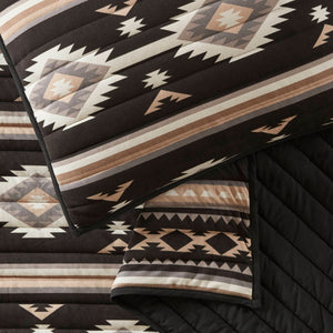 English Elm 3-piece Full Queen Quilt Set Knit Face Microfiber Reverse Farmhouse Bedroom Bedding B035P482965