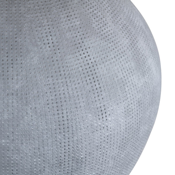 Crestview Collection 28.5"H Slater Urn Ceramic Table Lamp With Stylish Grey Finish & Versatile Three-way Lighting Options   Cvap2980