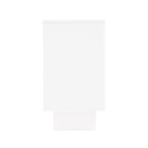 English Elm Ella 71" Sideboard with Soft-Close Doors, Adjustable Shelves, 9 Cubby Spaces & Modern Sled Legs White B365S00110