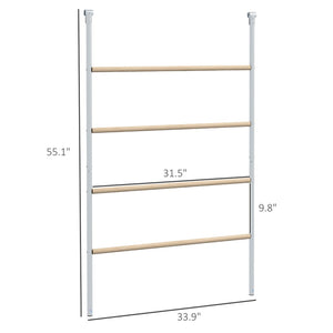 English Elm Chicken Roost with Four Tiered Fir Wood Perches and Galvanized Steel Frame for Coops T3971P407805