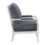 OSP Home Furnishings Kaylee Spindle Chair Indigo