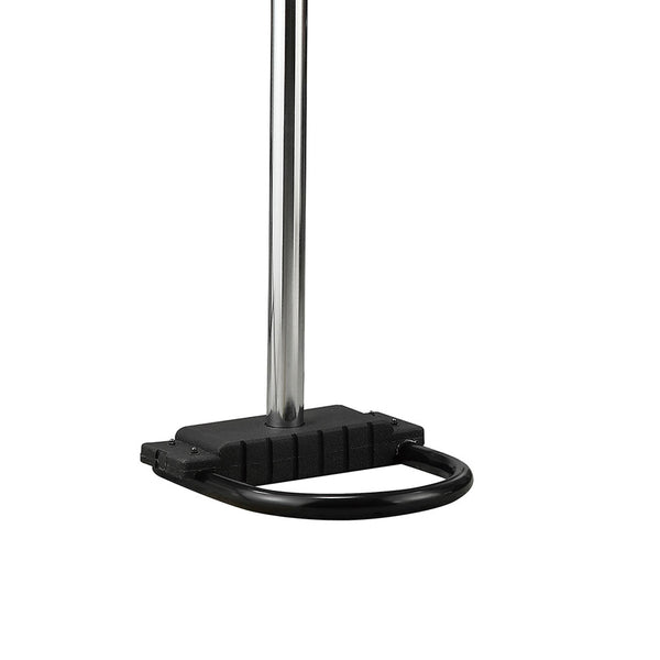 English Elm Bali Chrome Arc Crystal Floor Lamp with Hanging Drops, 90" Sleek Metallic Finish, Luxe Ambient Lighting B062P328713