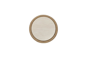 English Elm Rope Spot Table Beige — Textural Cylindrical Rope Accent Table 16"x16"x22" Coastal-Boho Charm B2699P373208
