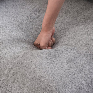 English Elm Sky Cloud Sectional Sofa - 120-Inch Washable Linen L-Shaped 4-Seater With Storage Ottoman & Comfort B341S00003-GIGA