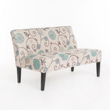 Christopher Knight Home® - Noble House - Dejon Modern Floral Upholstered Fabric Love Seat