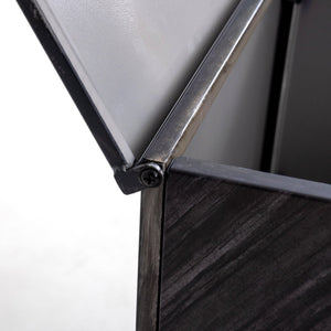 English Elm Stone Grain Propane Tank Cover Table Stone Gray Iron Outdoor Side Table Hide 20LB Tank Stylish W3131P336102