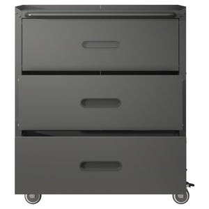 English Elm Heavy-duty Rolling Steel Tool Cabinet 3 Drawer Garage Organizer with Locking Casters T2398P242683