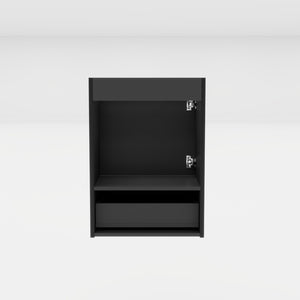 English Elm Gada Matte Black Freestanding Bathroom Vanity Cabinet with Drawer Modern Storage W1865P279901