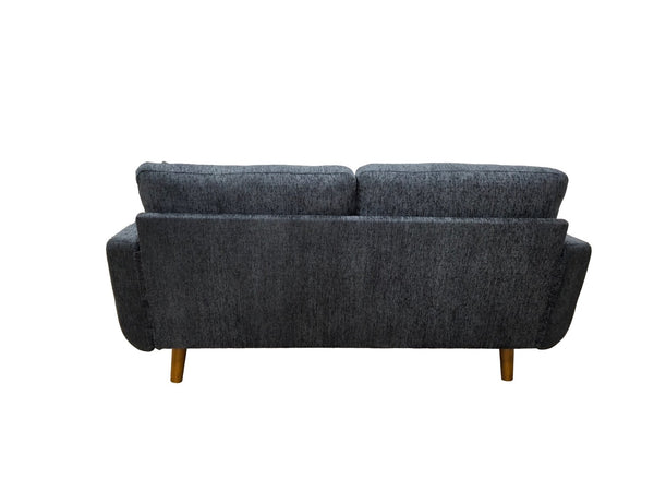 English Elm 67.7" Mid-century Tufted Polyester Loveseat with Splayed Tapered Solid Wood Legs B343P430093
