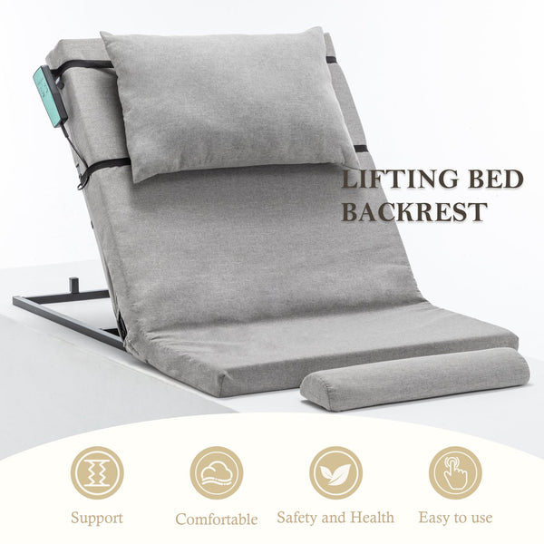 English Elm Electric Adjustable Bed Backrest - 300 Lbs Capacity, 4-68° Lift For Ultimate Comfort & Support W1422P352936
