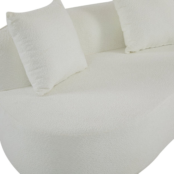 English Elm Christopher Knight Home® - 126"Curved 126" Curved Sectional Sofa - Oversized Beige Comfort With Modular Flexibility & Chic Style For Families N771P247830M_N771P247831M