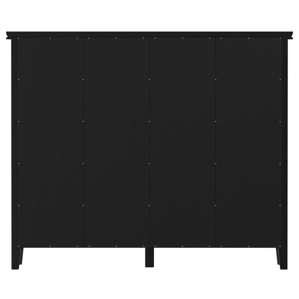 English Elm Artisan 12 Cube Storage Unit - Handcrafted Black Organizer For Home Décor & Versatile Functionality B136P238621
