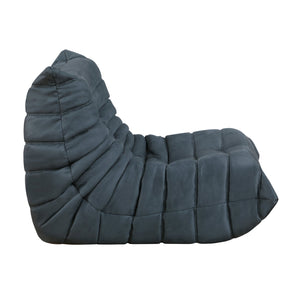 English Elm Luxury Plush Accent Chair with Button Tufting and Microfiber Cover, Wide Seat, Non-Slip Base, Cozy Living Room Lounge Piece Charcoal 32.5 L x 39 W x 27 H B011P271960