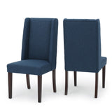 Christopher Knight Home® - Noble House - Rory Contemporary Fabric Wingback Dining Chair - Set of 2