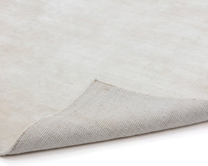 Sunpan Alaska Hand-Loomed Rug - Luxurious Wool-Blend Texture for Cozy Living, Lounge, and Bedroom Spaces White