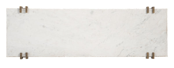 Zuo Modern Rench Console Table - Elegant White Marble & Iron Design For Modern Living Spaces & Entryways White Natural Marble,Iron 110593-zuo-modern