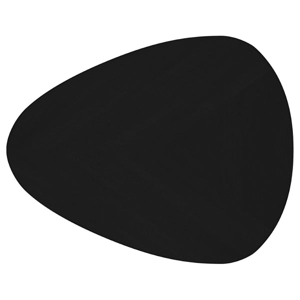 English Elm Xander Retro-Inspired Black Triangular Coffee Table In Solid Mango Wood For Modern Living Spaces B062P378349-GIGA