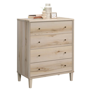 English Elm 4-Drawer Chest In Warm Brown - Versatile Storage Solution For Bedrooms, Living Rooms & Entryways B356P402796