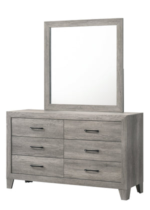 English Elm 1pc Contemporary Tall Chest with Faux Marble Top and Four Drawers for Elegant Bedroom Storage Gray 62.01 L x 19.29 W x 32.48 H B2741P334816